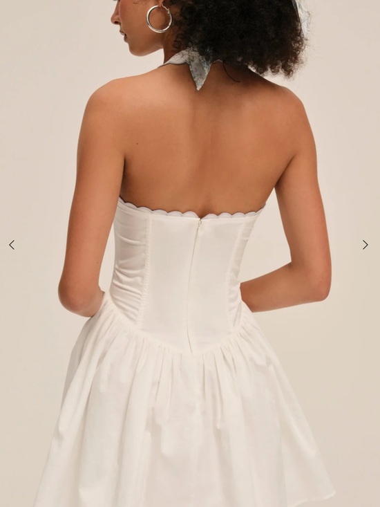 For Love & Lemons Poplin Bustier Mini Dress - Size M - Picture 4 of 6